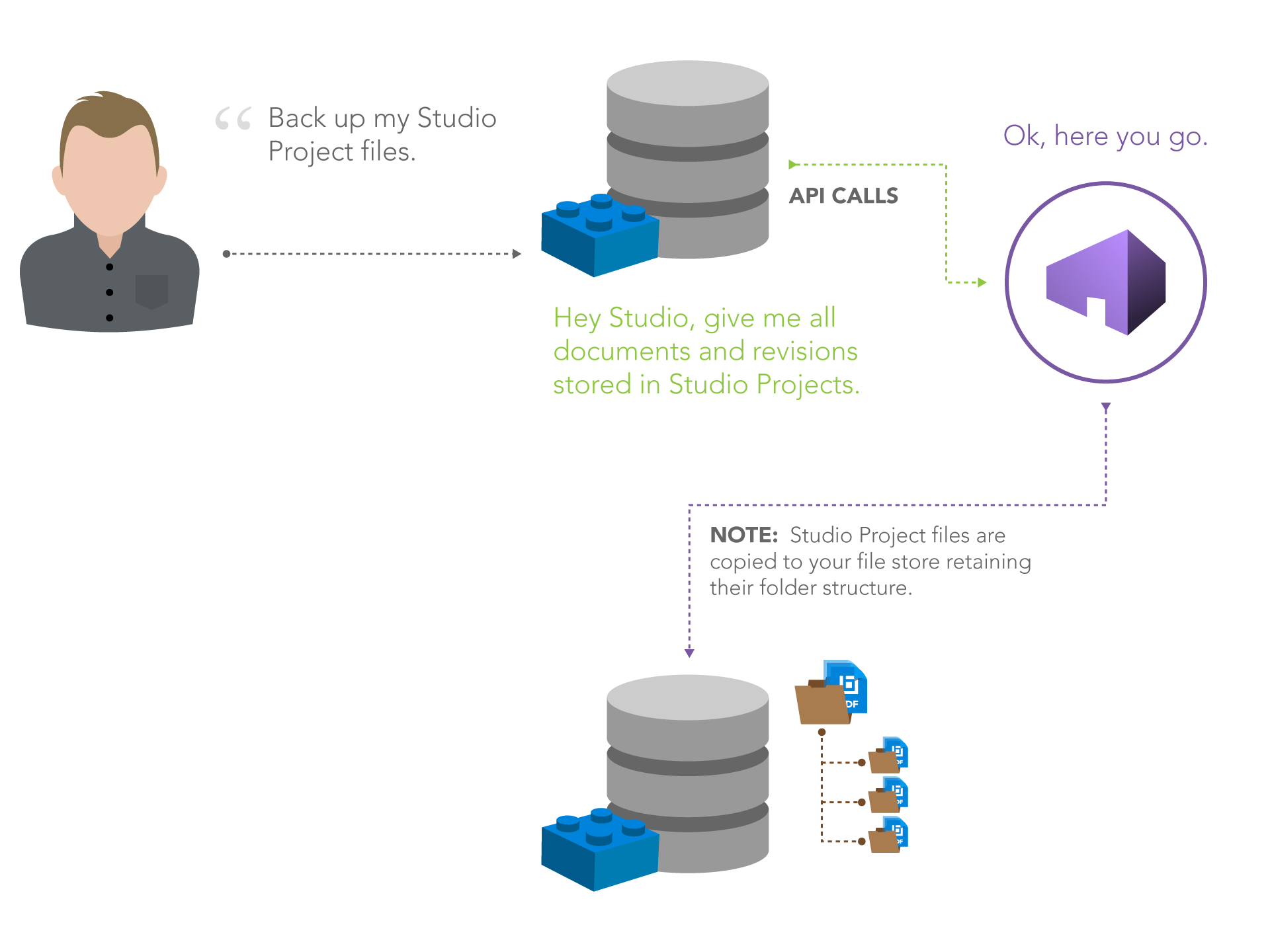 Projects Backup Diagram